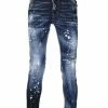 Dsquared2 jean skinny à effet taches de peinture