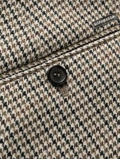 Dsquared2 Prix Avantageux Pantalon de costume court à motif pied de poule pantalons courts homme 14 Dsquared2 pantalon de costume court à motif pied-de-poule