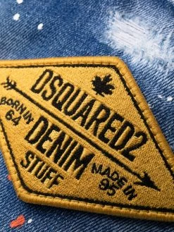 Dsquared2 jean à effet taches de peinture