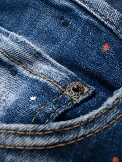 Dsquared2 jean à effet taches de peinture