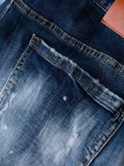 Dsquared2 Prix Ourlé Jean court à effet usé jeans courts homme 14 Dsquared2 jean court à effet usé