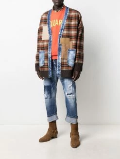 Dsquared2 Prix Ourlé Jean court à effet usé jeans courts homme 10 Dsquared2 jean court à effet usé