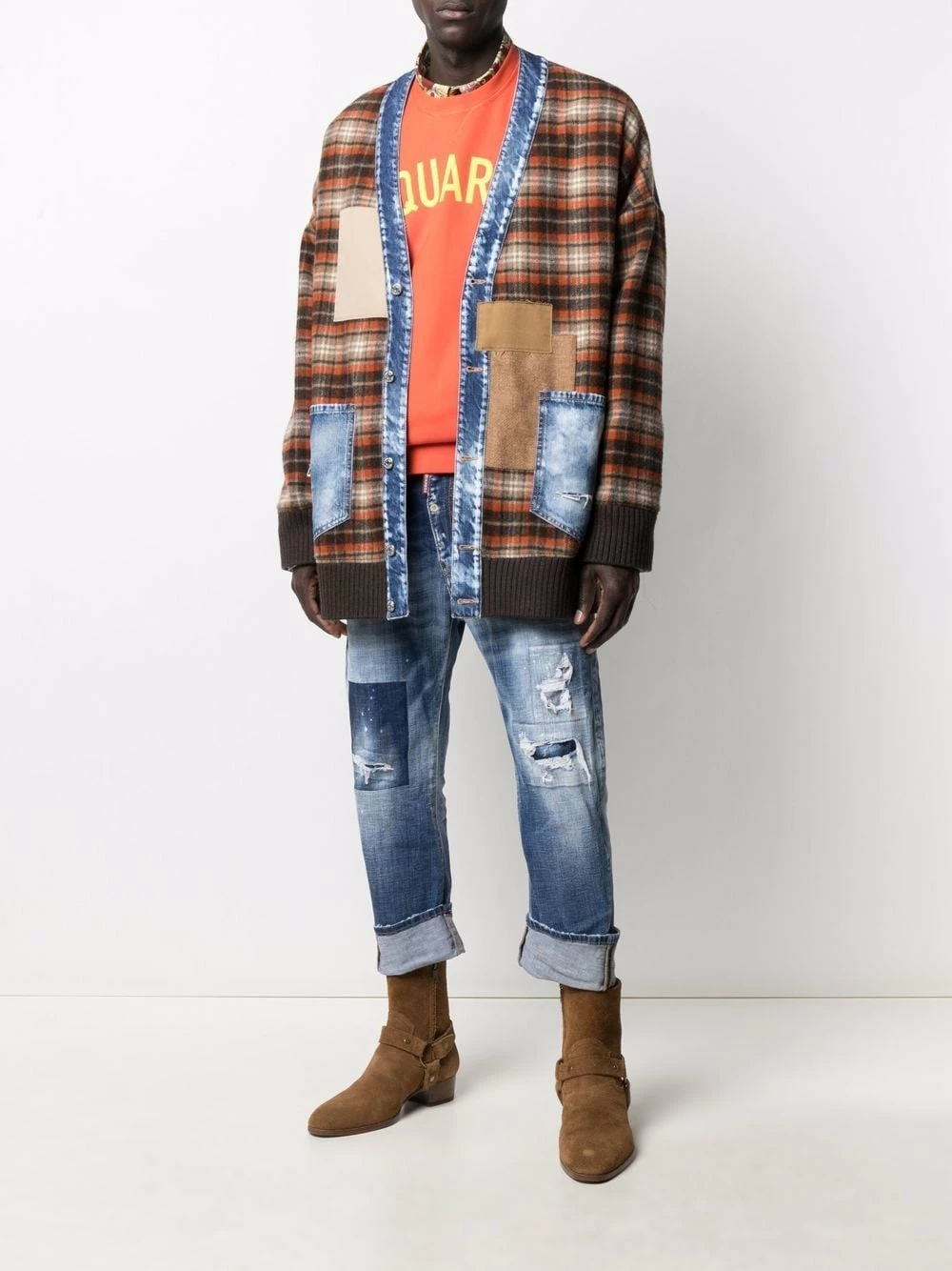 Dsquared2 Prix Ourlé Jean court à effet usé jeans courts homme 4 Dsquared2 jean court à effet usé