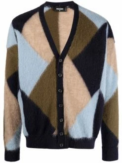 Dsquared2 cardigan à motif géométrique