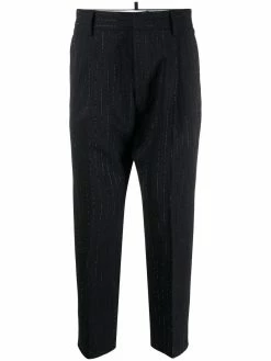 Dsquared2 pantalon de costume à ornements en cristal