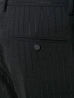 Dsquared2 pantalon de costume à ornements en cristal