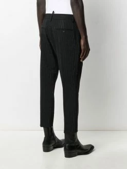 Dsquared2 pantalon de costume à ornements en cristal