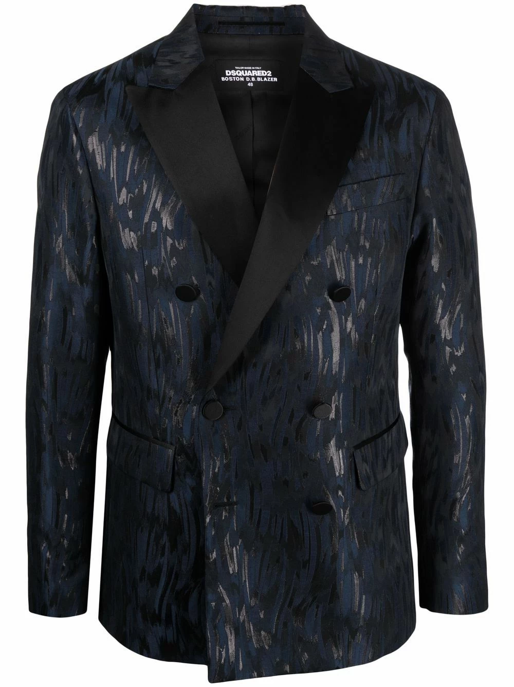 Dsquared2 Blazer Boston à imprimé abstrait Produit de première qualité blazers homme 3 Dsquared2 blazer Boston à imprimé abstrait