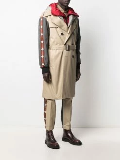 Dsquared2 trench à design superposé