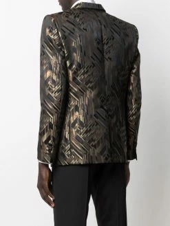 Dsquared2 blazer Berlin à effet métallisé