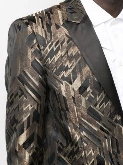 Dsquared2 blazer Berlin à effet métallisé