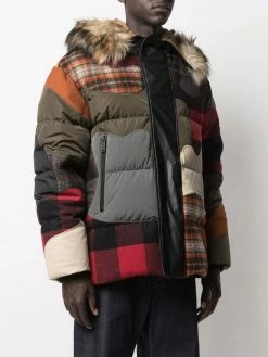 Dsquared2 doudoune à empiècements contrastants