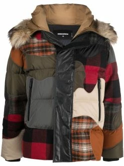 Dsquared2 doudoune à empiècements contrastants