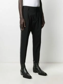 Dsquared2 pantalon de costume à détails de franges