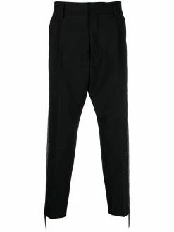 Dsquared2 pantalon de costume à détails de franges