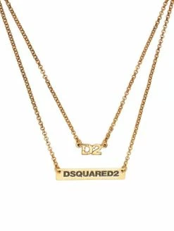 Dsquared2 collier multi-tours à logo
