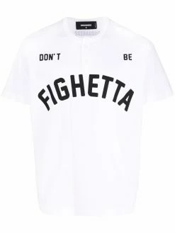 Dsquared2 t-shirt à slogan imprimé