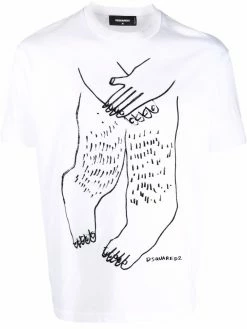 Dsquared2 t-shirt Shy Guy en coton