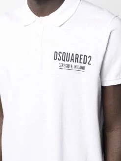 Dsquared2 polo à logo imprimé