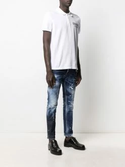 Dsquared2 polo à logo imprimé