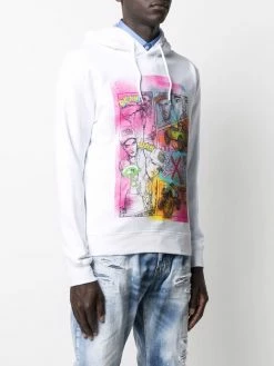 Dsquared2 hoodie à imprimé graphique