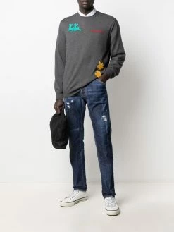 Dsquared2 pull à logo brodé