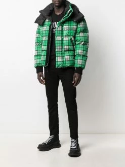 Dsquared2 doudoune à carreaux