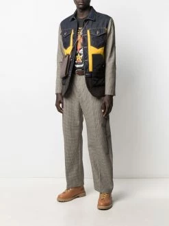 Dsquared2 veste en jean à empiècements contrastants