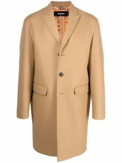 Dsquared2 manteau mi-long à simple boutonnage