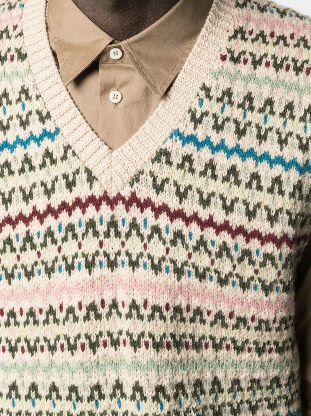 Dsquared2 Pull sans manches à chevrons Prix Dégriffé pulls homme 7 Dsquared2 pull sans manches à chevrons