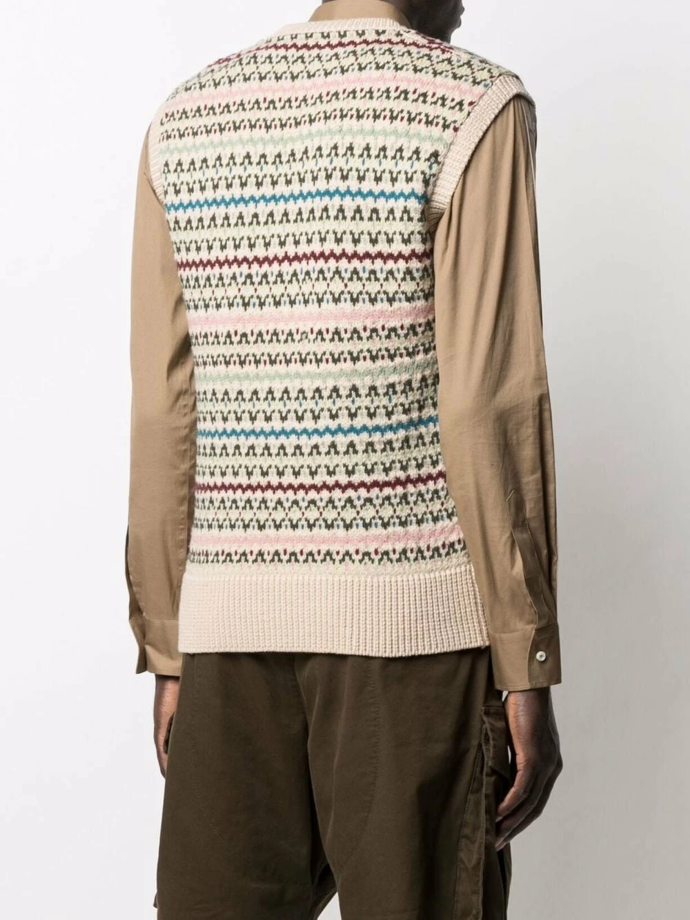 Dsquared2 Pull sans manches à chevrons Prix Dégriffé pulls homme 6 Dsquared2 pull sans manches à chevrons