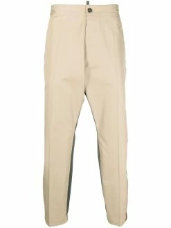 Dsquared2 pantalon droit bicolore