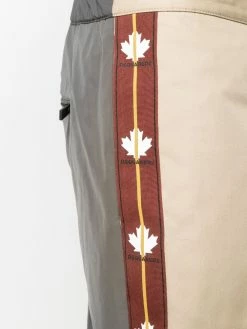 Dsquared2 pantalon droit bicolore