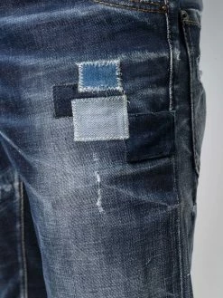Dsquared2 Jean slim à détail de patch Prix Exclusifs jeans regular & jeans droits homme 13 Dsquared2 jean slim à détail de patch
