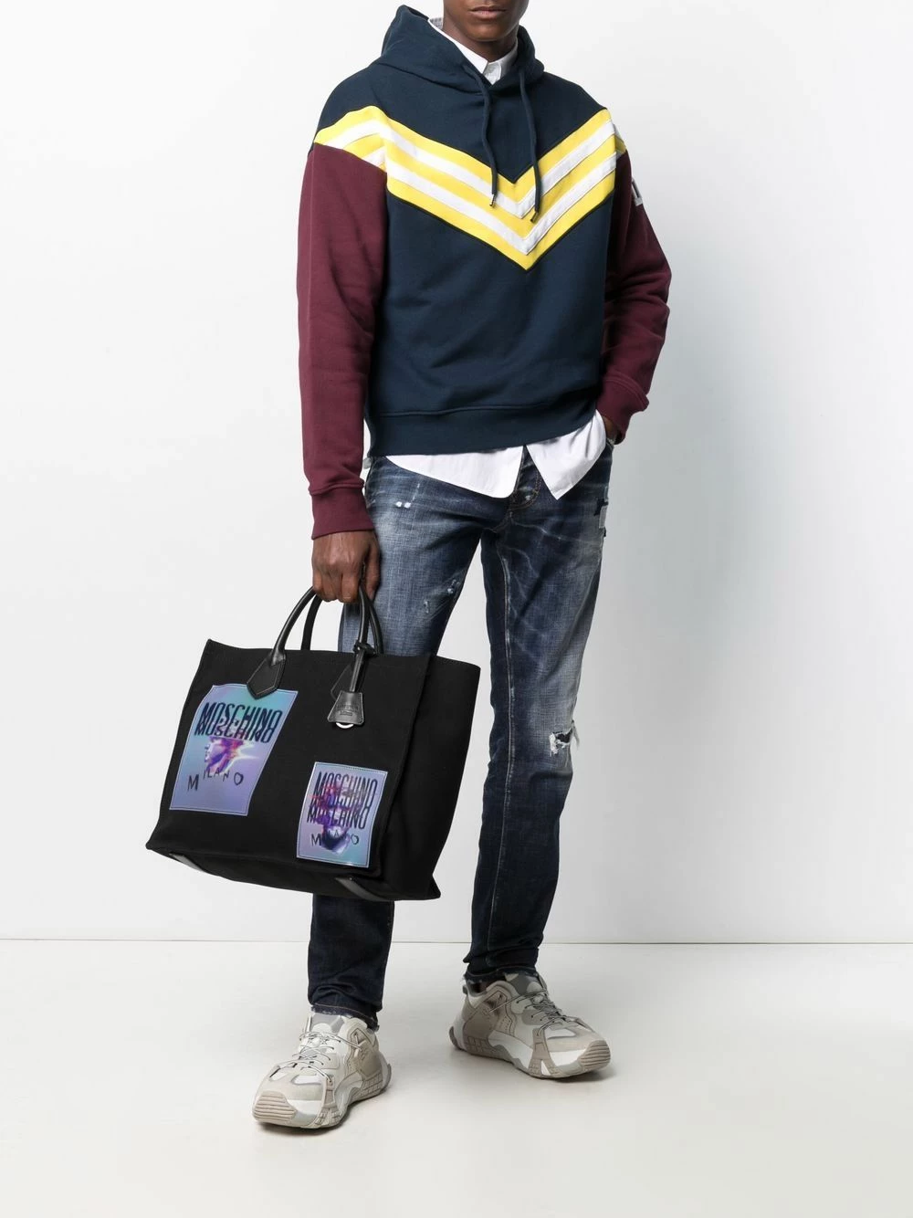 Dsquared2 Jean slim à détail de patch Prix Exclusifs jeans regular & jeans droits homme 4 Dsquared2 jean slim à détail de patch