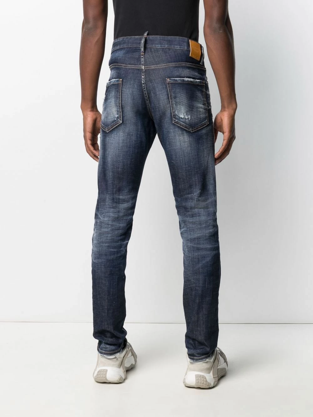 Dsquared2 Jean slim à détail de patch Prix Exclusifs jeans regular & jeans droits homme 6 Dsquared2 jean slim à détail de patch