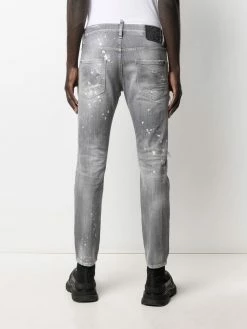 Dsquared2 jean slim à effet usé