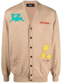 Dsquared2 cardigan à détail appliqué