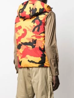 Dsquared2 gilet matelassé à imprimé camouflage