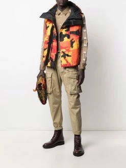 Dsquared2 gilet matelassé à imprimé camouflage