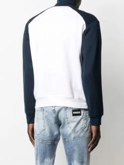 Dsquared2 sweat zippé à logo appliqué