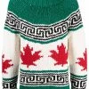 Dsquared2 pull en maille intarsia à col montant