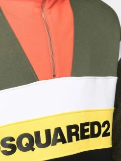 Dsquared2 pull zippé à logo imprimé
