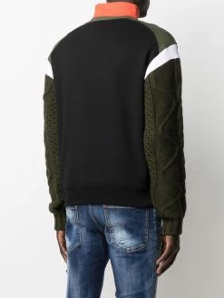 Dsquared2 pull zippé à logo imprimé