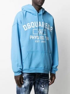 Prix Gelé Dsquared2 Hoodie à logo imprimé hoodies homme 9 Dsquared2 hoodie à logo imprimé