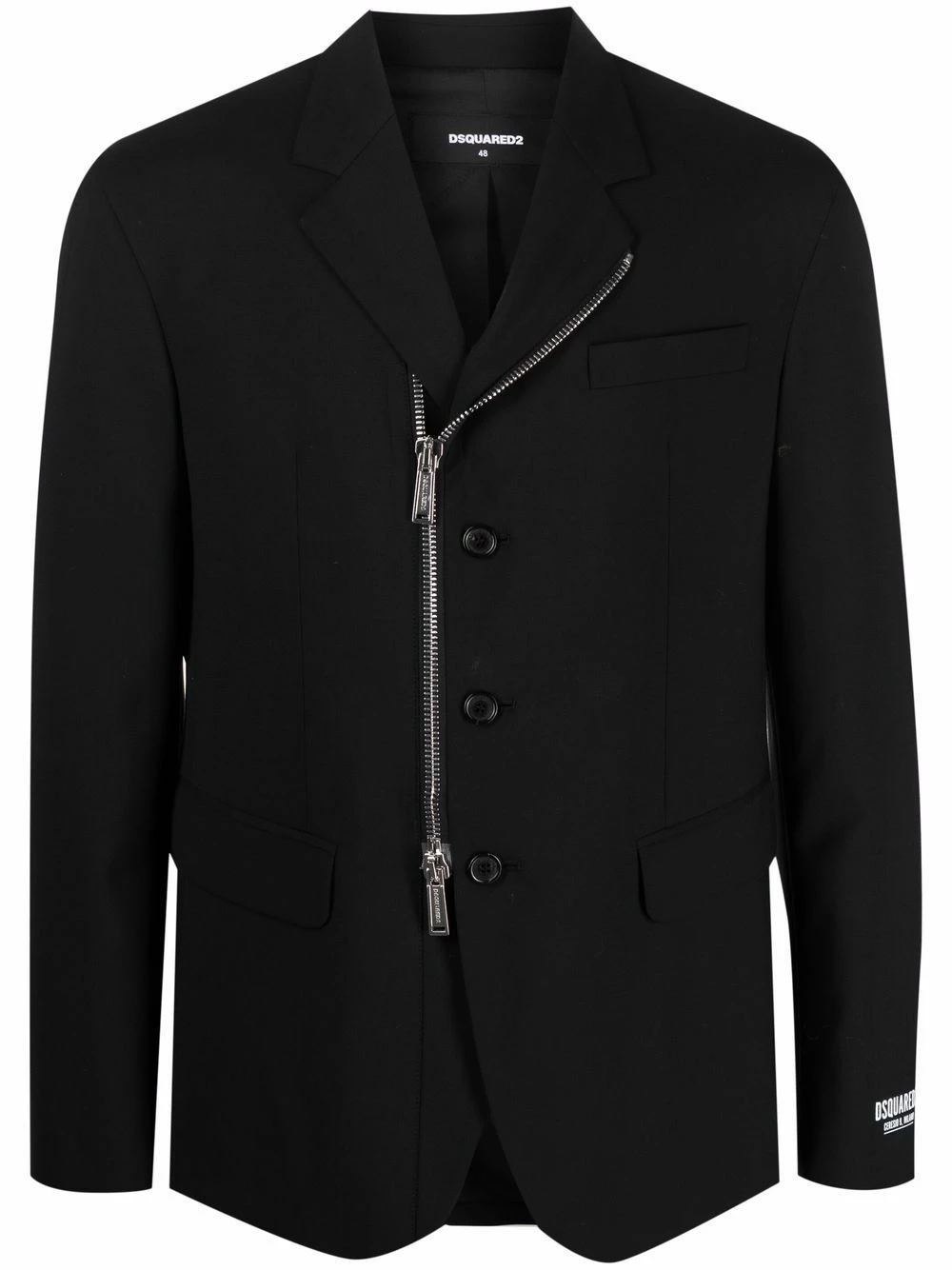 Dsquared2 Prix Sympa Blazer à détails de zips blazers homme 3 Dsquared2 blazer à détails de zips