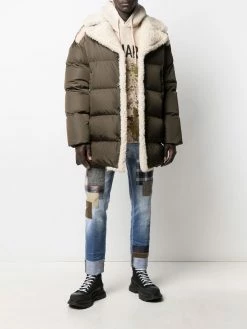 Dsquared2 doudoune à doublure en peau lainée artificielle