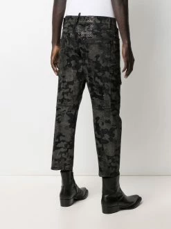 Dsquared2 jean à ornements en cristal