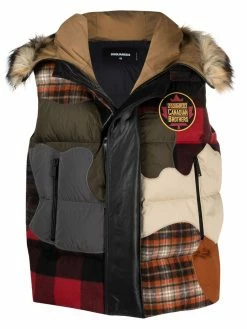 Dsquared2 doudoune matelassée à design à empiècements