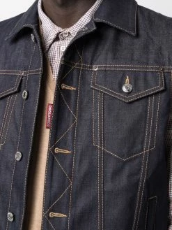 Dsquared2 veste en jean à design à empiècements